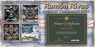 Ram&oacute;n Rivas, Artista del A&ntilde;o 2024 ARTAVITA - Expo VIRTUAL